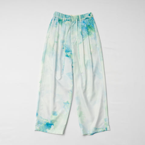 PRINT WIDE EASY TROUSER