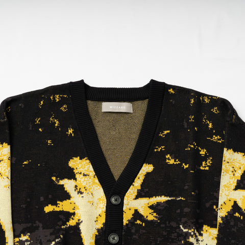 JACQUARD KNIT CARDIGAN