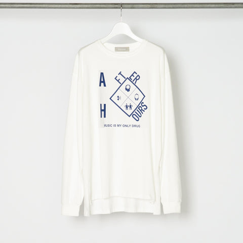 GRAPHIC LONG SLEEVE T-SHIRT"AFTER HOURS"