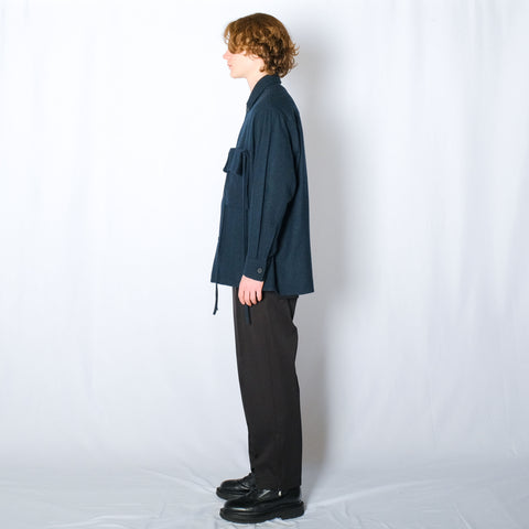 BAG POCKET WOOL TWEED SHIRTS