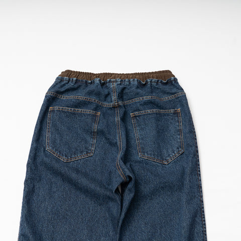 WASHED DOCKING DENIM PANTS