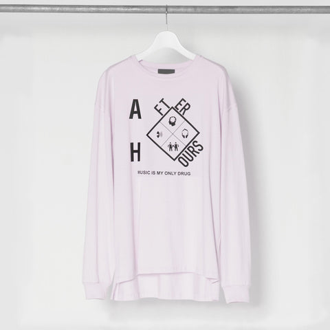 GRAPHIC LONG SLEEVE T-SHIRT"AFTER HOURS"