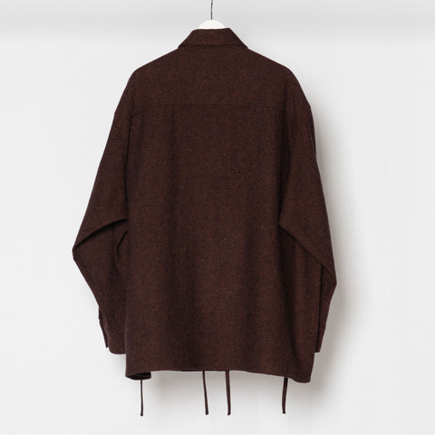 BAG POCKET WOOL TWEED SHIRTS
