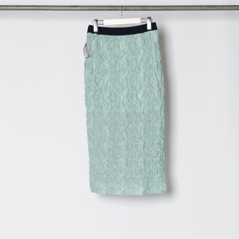 EMBROIDERY SHIRRING FAB SKIRT