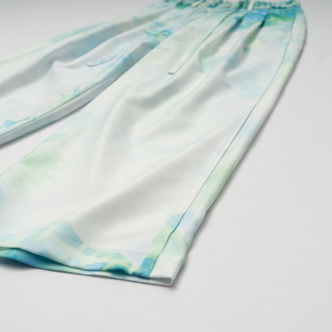 PRINT WIDE EASY TROUSER