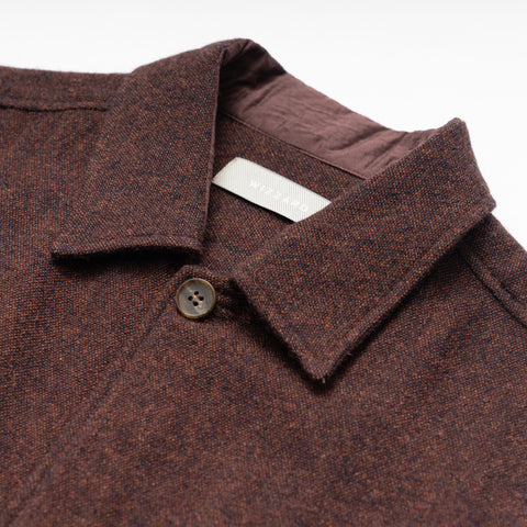 BAG POCKET WOOL TWEED SHIRTS