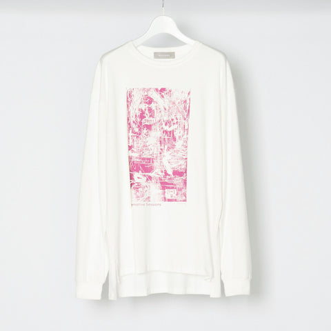 GRAPHIC LONG T-SHIRTS "NEW PAINTING"