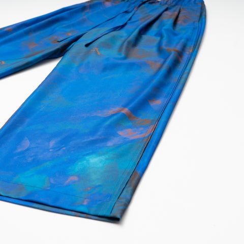 PRINT WIDE EASY TROUSER