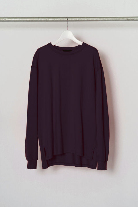 BASIC PLAIN L/S T-SHIRT