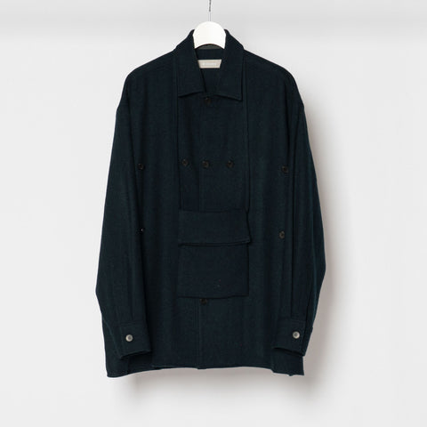 BAG POCKET WOOL TWEED SHIRTS