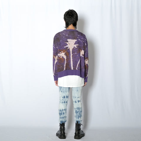 JACQUARD KNIT CARDIGAN