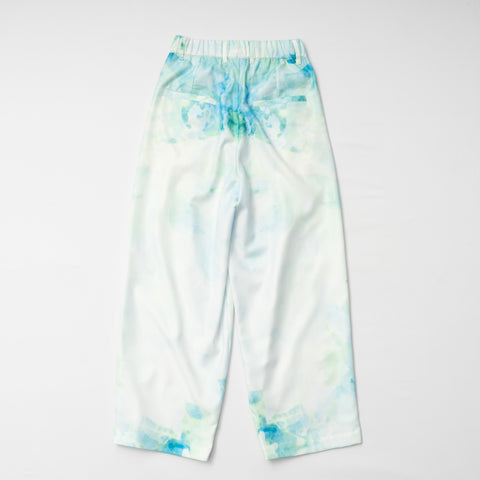 PRINT WIDE EASY TROUSER
