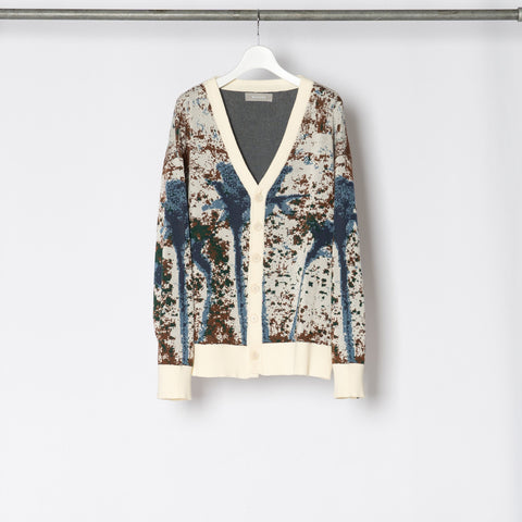 JACQUARD KNIT CARDIGAN