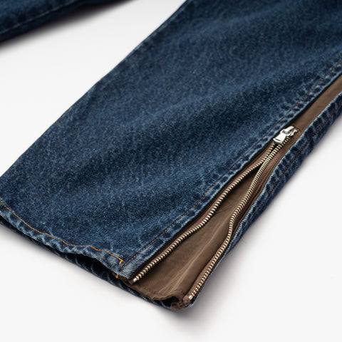 WASHED DOCKING DENIM PANTS