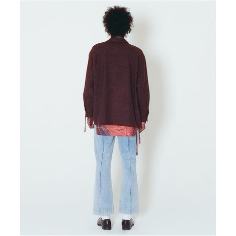 BAG POCKET WOOL TWEED SHIRTS
