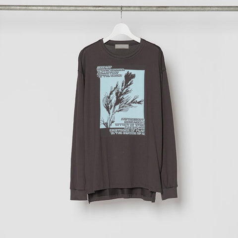 GRAPHIC LONG SLEEVE T-SHIRT "PLANT"