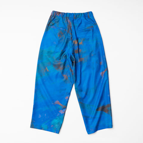 PRINT WIDE EASY TROUSER