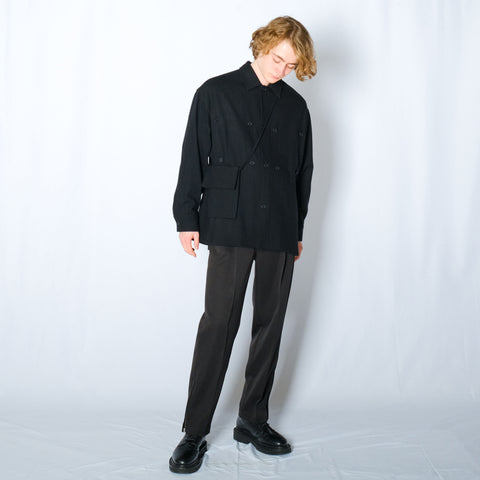 BAG POCKET WOOL TWEED SHIRTS