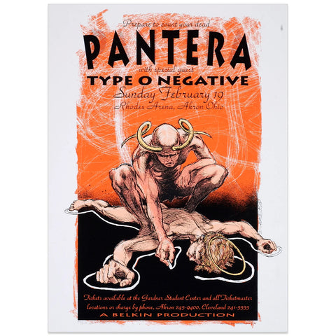 Derek Hess - Pantera w/ Type O Negative
