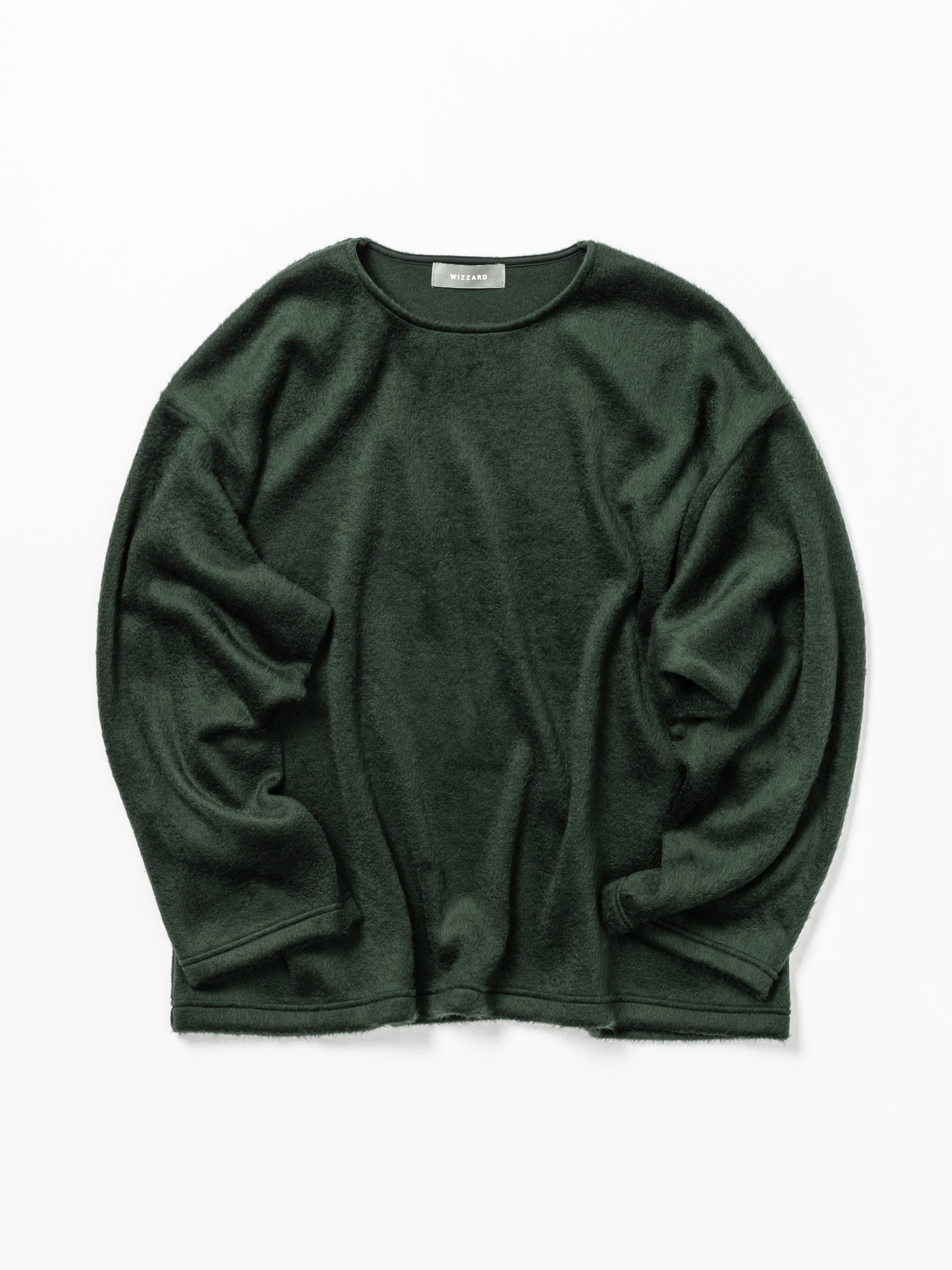 SHAGGY WOOL CREW NECK