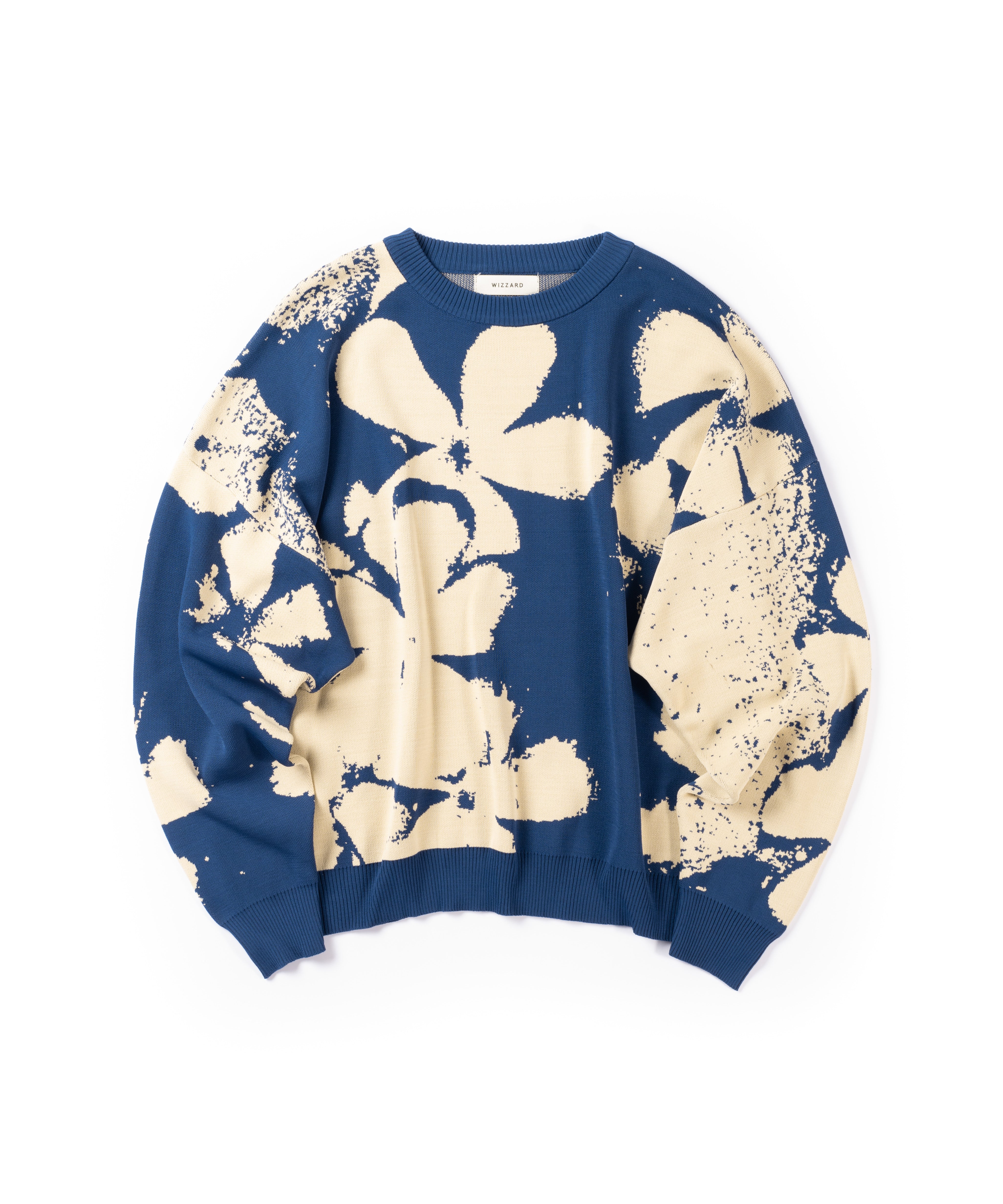 JACQUARD CREWNECK KNIT