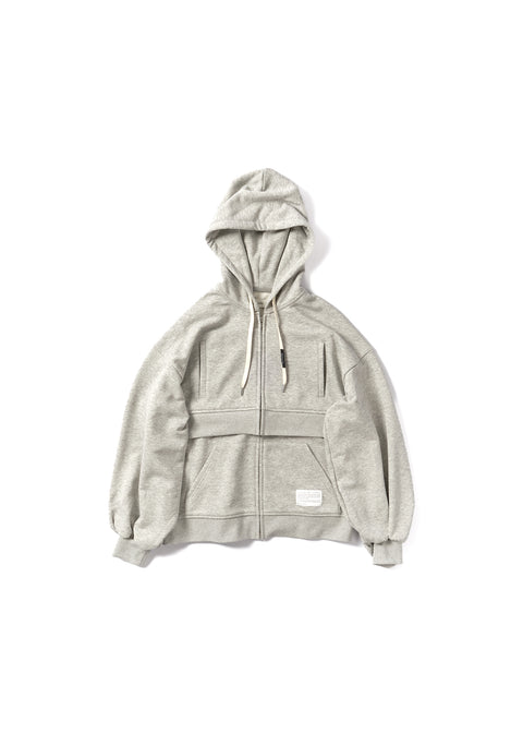 2WAY ZIP HOODIE