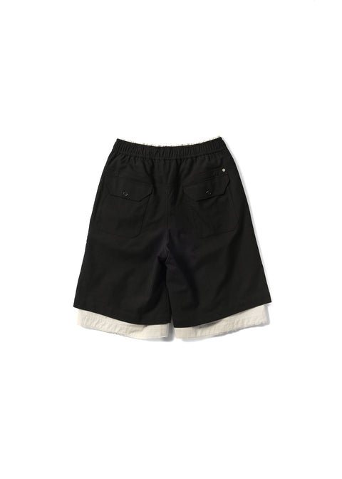 LAYERED SHORT PANTS