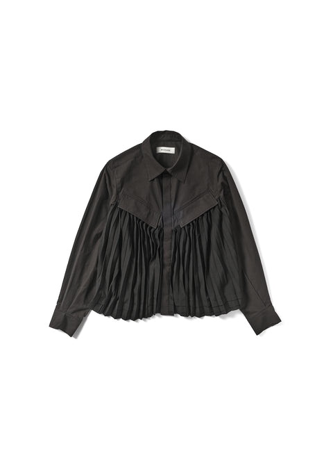 BOYFRIEND PLEATS SHIRTS