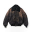 FRAYED REVERSIBLE BOMBER JACKET