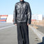 COATED FRAYED MILITARY JACKET