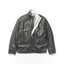 COATED FRAYED MILITARY JACKET