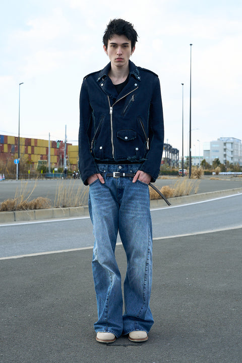 MOTORCYCLE DENIM JACKET
