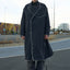 FRAYED DETAIL DOUBLE COAT
