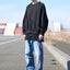 LAYERED ZIP SWEAT