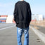 LAYERED ZIP SWEAT