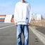 LAYERED ZIP SWEAT