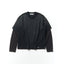FADED TEE KNIT LAYER TOP