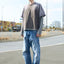 FADED TEE KNIT LAYER TOP