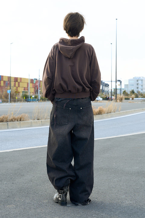 SHORT ZIP HOODIE