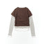 SIDE GATHER LAYERED CUTSEW