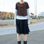 SIDE GATHER LAYERED CUTSEW
