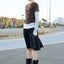 SIDE GATHER LAYERED CUTSEW