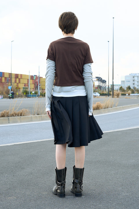 SIDE GATHER LAYERED CUTSEW