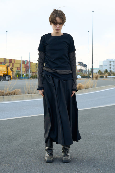 SIDE GATHER LAYERED CUTSEW