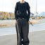 SIDE GATHER LAYERED CUTSEW