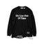 DISTRESSED GRAPHIC LONG SLEEVE T-SHIRT