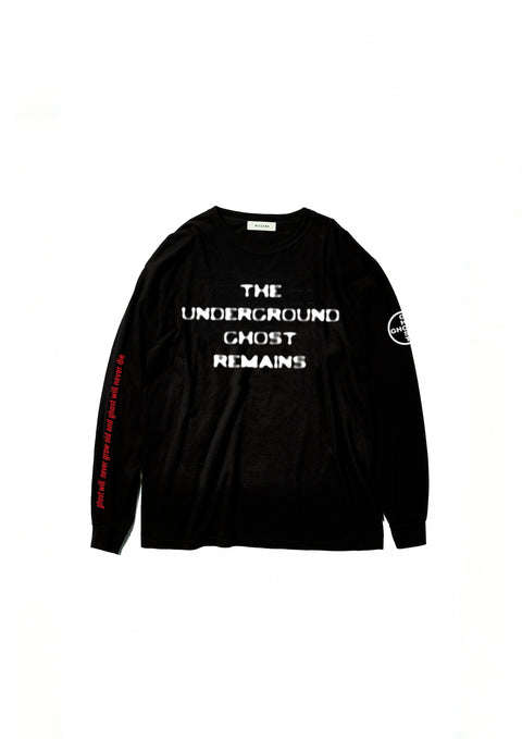 GRAPHIC LONG SLEEVET-SHIRT"GHOST"