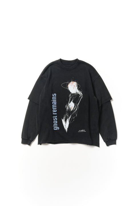 GRAPHIC LAYER SLEEVE T-SHIRT(Derek Hess)