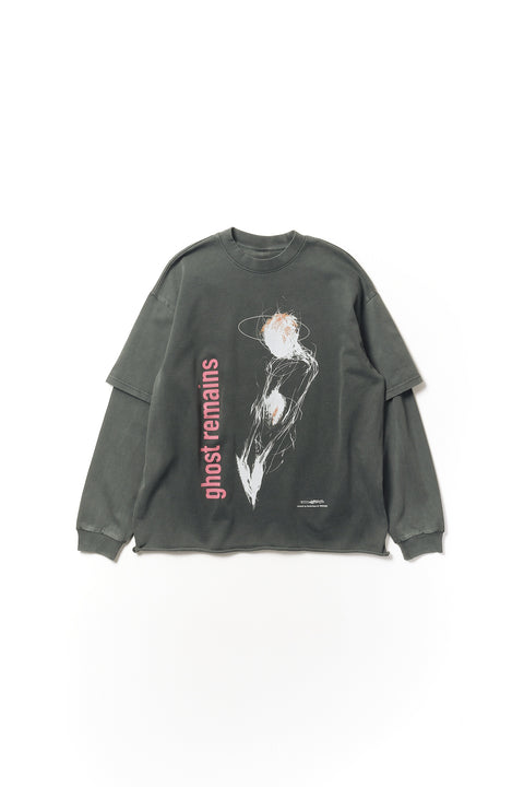 GRAPHIC LAYER SLEEVE T-SHIRT(Derek Hess)