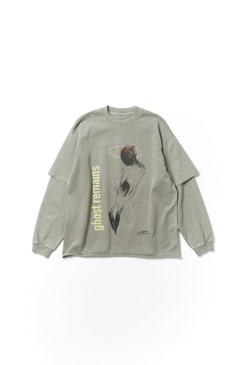 GRAPHIC LAYER SLEEVE T-SHIRT(Derek Hess)